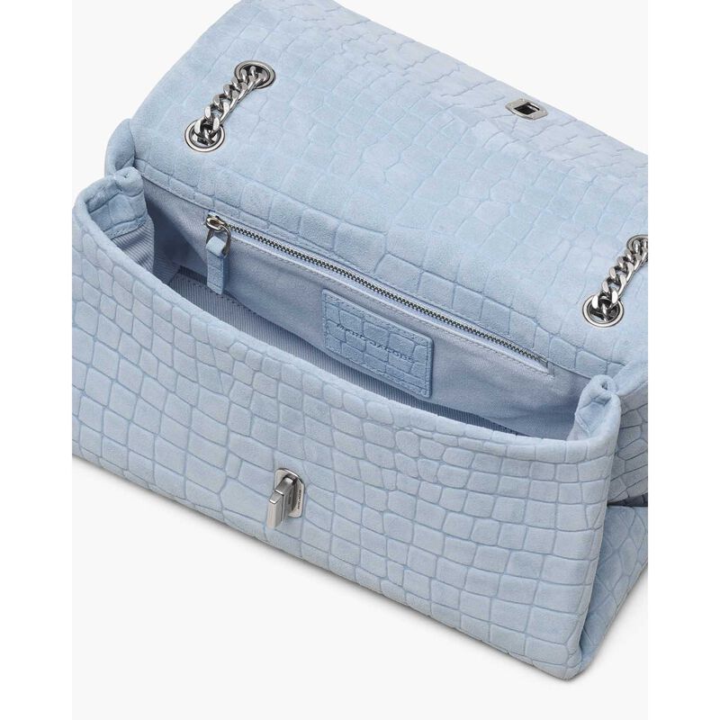 MARC JACOBS The Suede Croc Dual Convertible Shoulder Bag image number 2